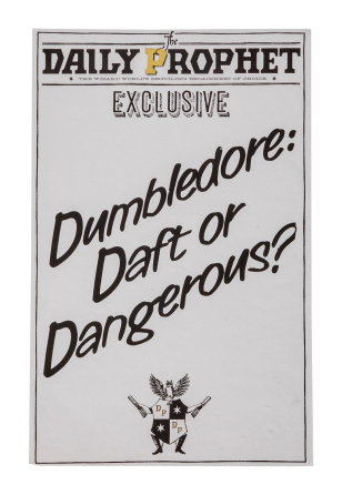 Harry Potter And The Order Of The Phoenix | Daily Prophet "Dumbledore: Daft Or Dangerous?" Poster