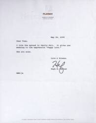 TONY CURTIS CELEBRITY CORRESPONDENCE - 3