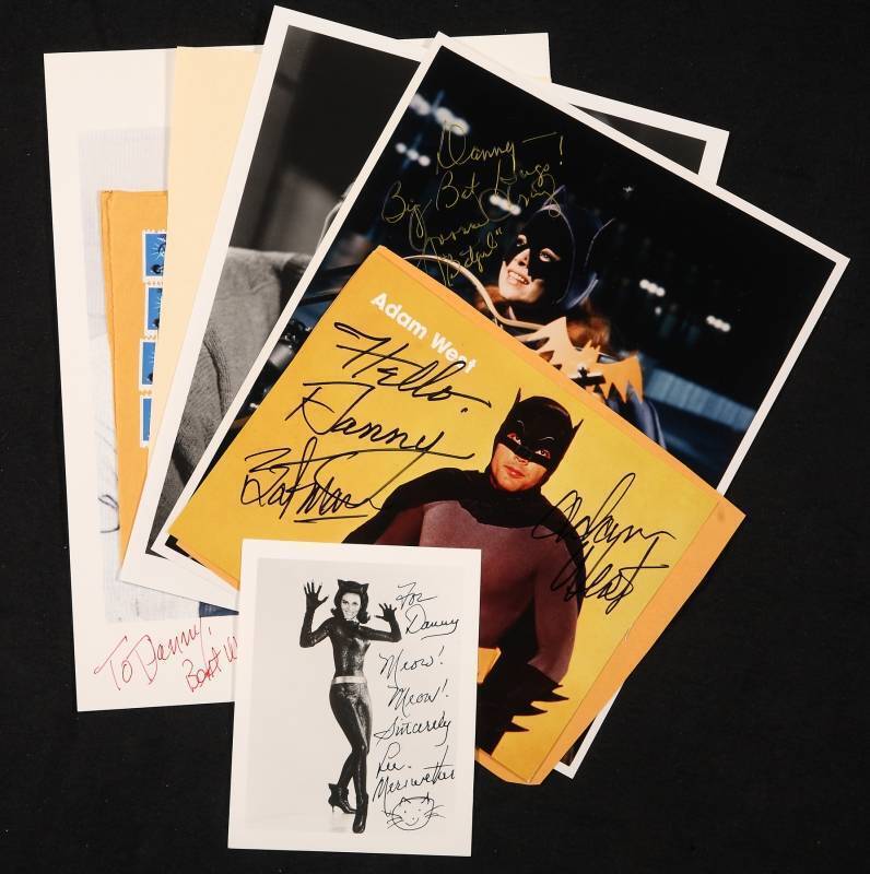 BATMAN TELEVISION SERIES CAST-SIGNED EPHEMERA