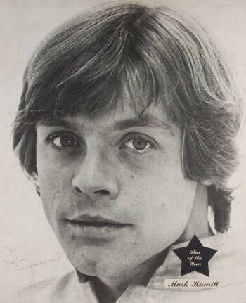 MARK HAMILL SIGNED POSTER