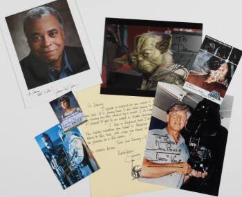 STAR WARS CAST SIGNED EPHEMERA