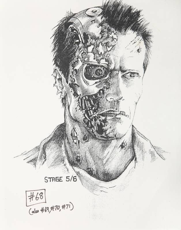 TERMINATOR 2: JUDGMENT DAY TERMINATOR ART STUDY