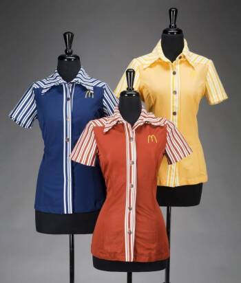 STAN HERMAN McDONALD'S UNIFORM BLOUSES