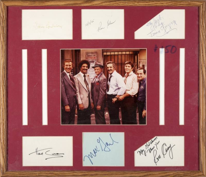 BARNEY MILLER CAST SIGNATURES