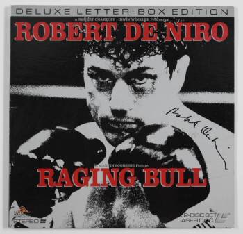 ROBERT DE NIRO SIGNED LASER DISC SLEEVE