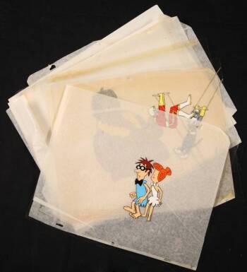 GROUP OF HANNA-BARBERA ANIMATION CELS AND DRAWINGS