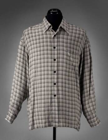 JURASSIC PARK III SAM NEILL PLAID SHIRT