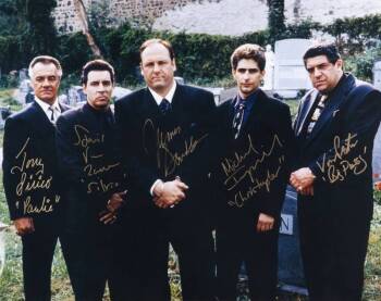 THE SOPRANOS SIGNED PHOTOGRAPH