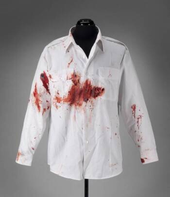 RED BRUCE WILLIS BLOODY SHIRT