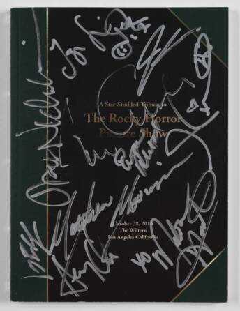 SIGNED ROCKY HORROR PICTURE SHOW TRIBUTE PROGRAM