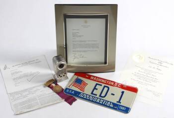 ED MCMAHON 80TH BIRTHDAY AND PRESIDENTIAL INAUGURAL DOCUMENT