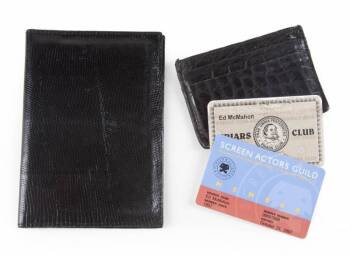 ED McMAHON WALLET AND OTHER ITEMS