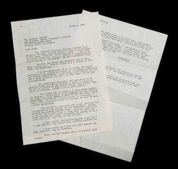 MARION DAVIES TYPED SIGNED LETTER