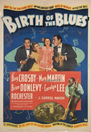 BIRTH OF THE BLUES MOVIE POSTER