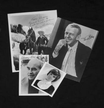 COLLECTION OF CELEBRITY SIGNED PHOTOGRAPHS