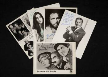 COLLECTION OF CELEBRITY SIGNED PHOTOGRAPHS