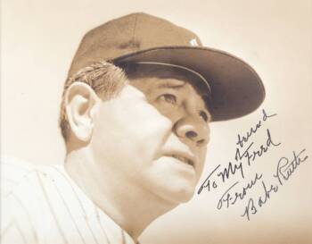 BABE RUTH SIGNED PHOTOGRAPH