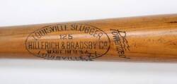 VINTAGE H&B BAT SIGNED BY DiMAGGIO AND WILLIAMS - 3