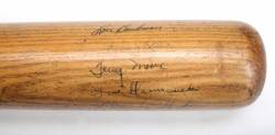 VINTAGE H&B BAT SIGNED BY DiMAGGIO AND WILLIAMS - 6