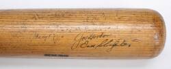 VINTAGE H&B BAT SIGNED BY DiMAGGIO AND WILLIAMS - 7