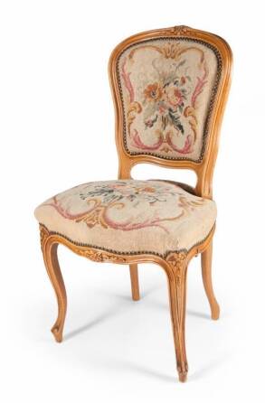 JOE DIMAGGIO OWNED ROCOCO STYLE CHAIR