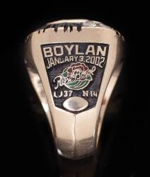 2001 MIAMI HURRICANES NATIONAL CHAMPIONSHIP RING - 2