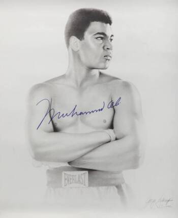 MUHAMMAD ALI SIGNED POSTER