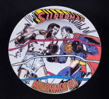 STEVE KAUFMAN SUPERMAN vs. MUHAMMAD ALI BOWL