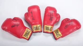 GROUP OF SIGNED BOXING GLOVES
