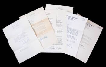 RICHARD NIXON AND OTHERS SIGNED LETTERS