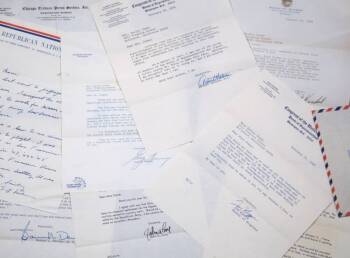 POLITICIANS AND EDITORS SIGNED LETTERS