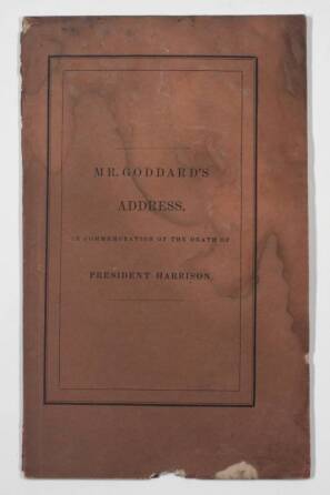 GROUP OF NINE WILLIAM HENRY HARRISON PAMPHLETS