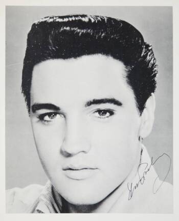 ELVIS PRESLEY SIGNED PHOTOGRAPH