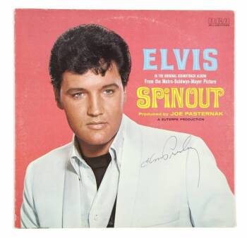 ELVIS PRESLEY SIGNED ALBUM