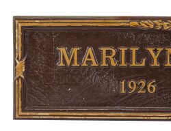 Marilyn Monroe | Grave Marker - 4