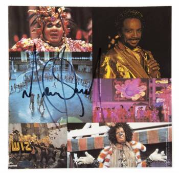 MICHAEL JACKSON SIGNED THE WIZ MOVIE POSTER