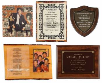 MICHAEL JACKSON PLAQUES