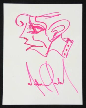 MICHAEL JACKSON ORIGINAL SIGNED DRAWING