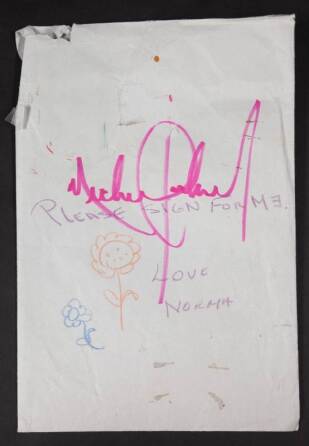 MICHAEL JACKSON SIGNED ENVELOPE