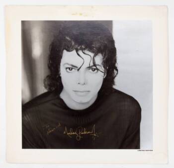 MICHAEL JACKSON SIGNED LITHOGRAPH