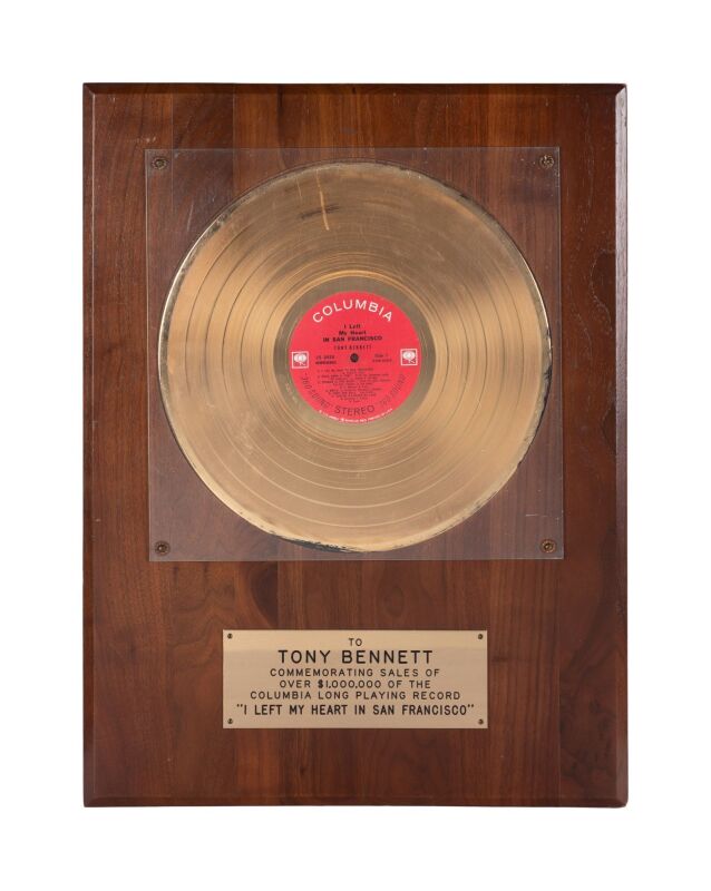 Tony Bennett | "I Left My Heart in San Francisco" Record Award