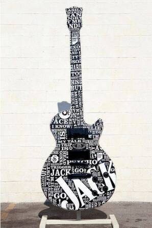 TRIGGER HAPPY JACK GUITAR SCULPTURE - SIGNATURE CREATIVE