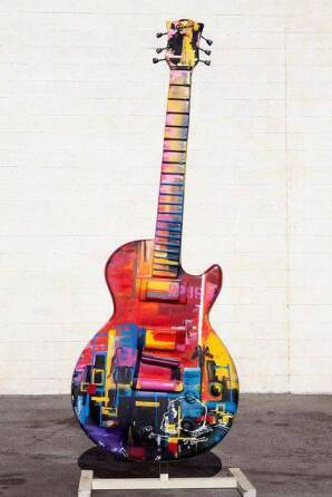 PATH OF MOST RESISTANCE GUITAR SCULPTURE - OPUS 13