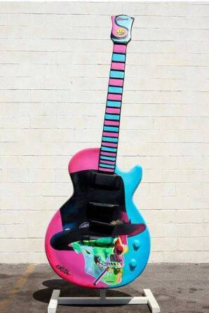 SLASH GUITAR SCULPTURE - RON ENGLISH