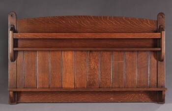 AN L & JG STICKLEY WALL SHELF