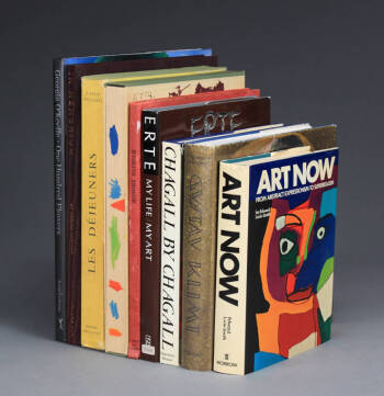 A GROUP OF BOOKS ABOUT ART