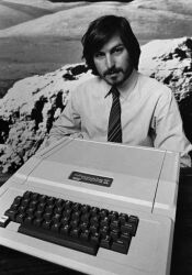 Steve Jobs | 1977 Apple-II Release Photo-Shoot Worn Ralph Lauren Tie with Photo - 2