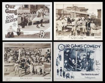 A GROUP OF OUR GANG 'LITTLE RASCALS' LOBBY CARDS