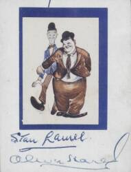 LAUREL AND HARDY SIGNATURES - 2