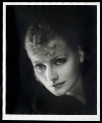 GRETA GARBO PHOTOGRAPH BY CLARENCE SINCLAIR BULL